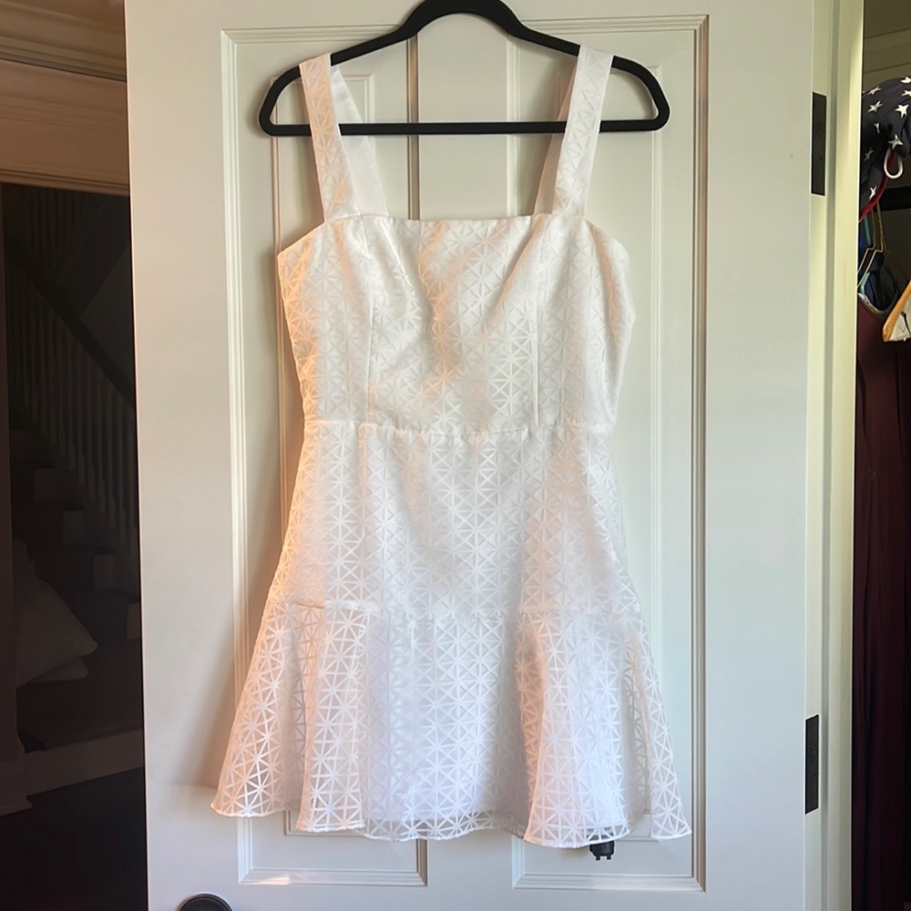 Amanda Uprichard Square Neck Mini Dress